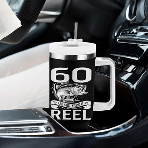 Still Keeping It Reel At 60 Tumbler With Handle Fisherman Birthday Gift TS12 Print Your Wear