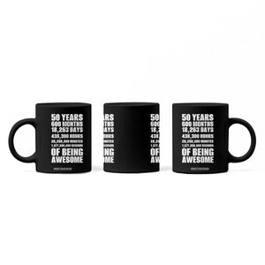 50 Years Of Being Awesome Coffee Mug 50th Birthday Gift Idea TS12 Print Your Wear