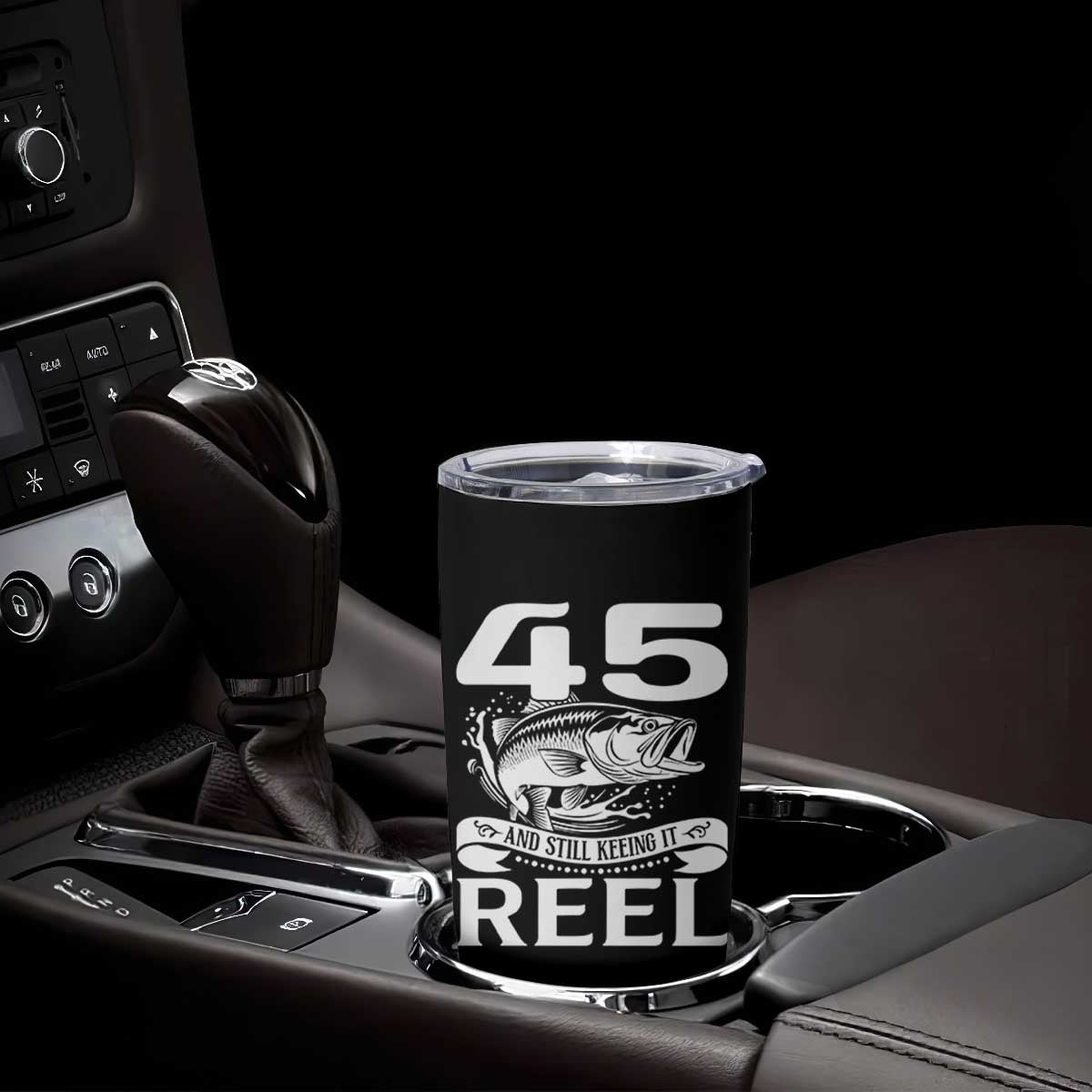 Still Keeping It Reel At 45 Tumbler Cup Fisherman Birthday Gift TS12 Print Your Wear