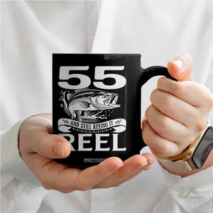 Still Keeping It Reel At 55 Coffee Mug Fisherman Birthday Gift TS12 Print Your Wear
