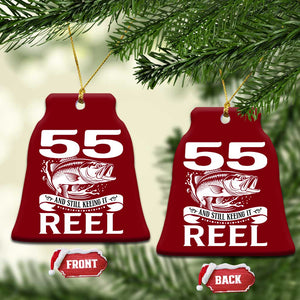 Still Keeping It Reel At 55 Ceramic Ornament Fisherman Birthday Gift TS12 Print Your Wear
