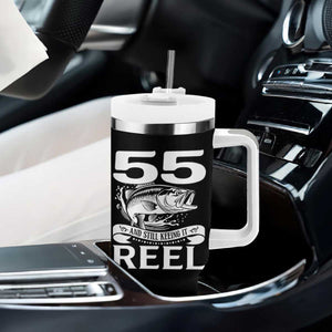 Still Keeping It Reel At 55 Tumbler With Handle Fisherman Birthday Gift TS12 Print Your Wear