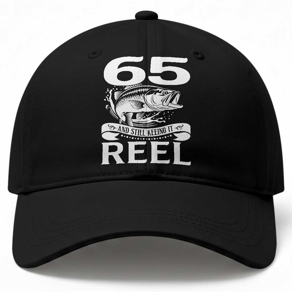 Still Keeping It Reel At 65 Baseball Cap Fisherman Birthday Gift TS12 Print Your Wear