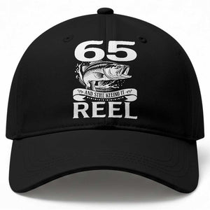 Still Keeping It Reel At 65 Baseball Cap Fisherman Birthday Gift TS12 Print Your Wear