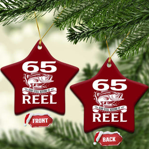 Still Keeping It Reel At 65 Ceramic Ornament Fisherman Birthday Gift TS12 Print Your Wear