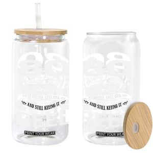 Still Keeping It Reel At 80 Glass Can Fisherman Birthday Gift TS12 Print Your Wear