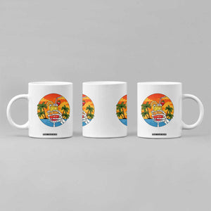Tropical Skeleton Summerween Coffee Mug Beach Cocktail Vacation TS12 Print Your Wear