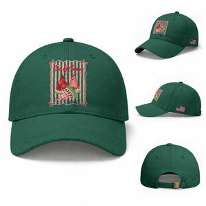 Striped Watermelon Beach Vibes Graphic Baseball Cap Slice Of Summer TS12 Baseball Cap Universal Fit Irish Green Print Your Wear