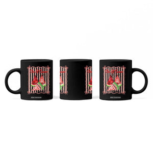 Striped Watermelon Beach Vibes Graphic Coffee Mug Slice Of Summer TS12 Print Your Wear