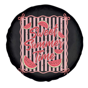 Striped Watermelon Beach Vibes Graphic Spare Tire Cover Sweet Summer Time TS12 Print Your Wear