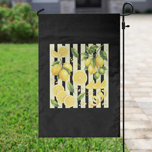 Striped Summer Lemon Garden Flag Citrus Fruit Lover Gift TS12 Print Your Wear