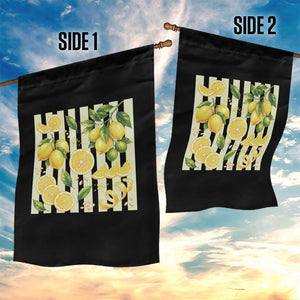 Striped Summer Lemon Garden Flag Citrus Fruit Lover Gift TS12 Print Your Wear