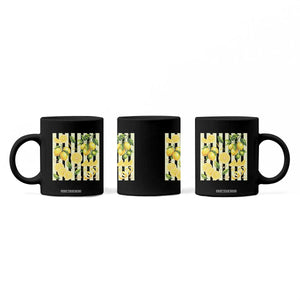 Striped Summer Lemon Coffee Mug Citrus Fruit Lover Gift TS12 Print Your Wear