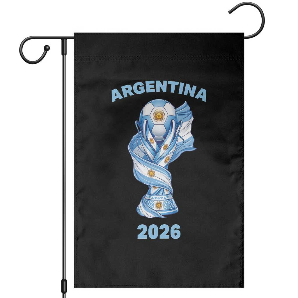 Proud Argentina Soccer 2026 Garden Flag World Football Fan Gift TS12 Black Print Your Wear