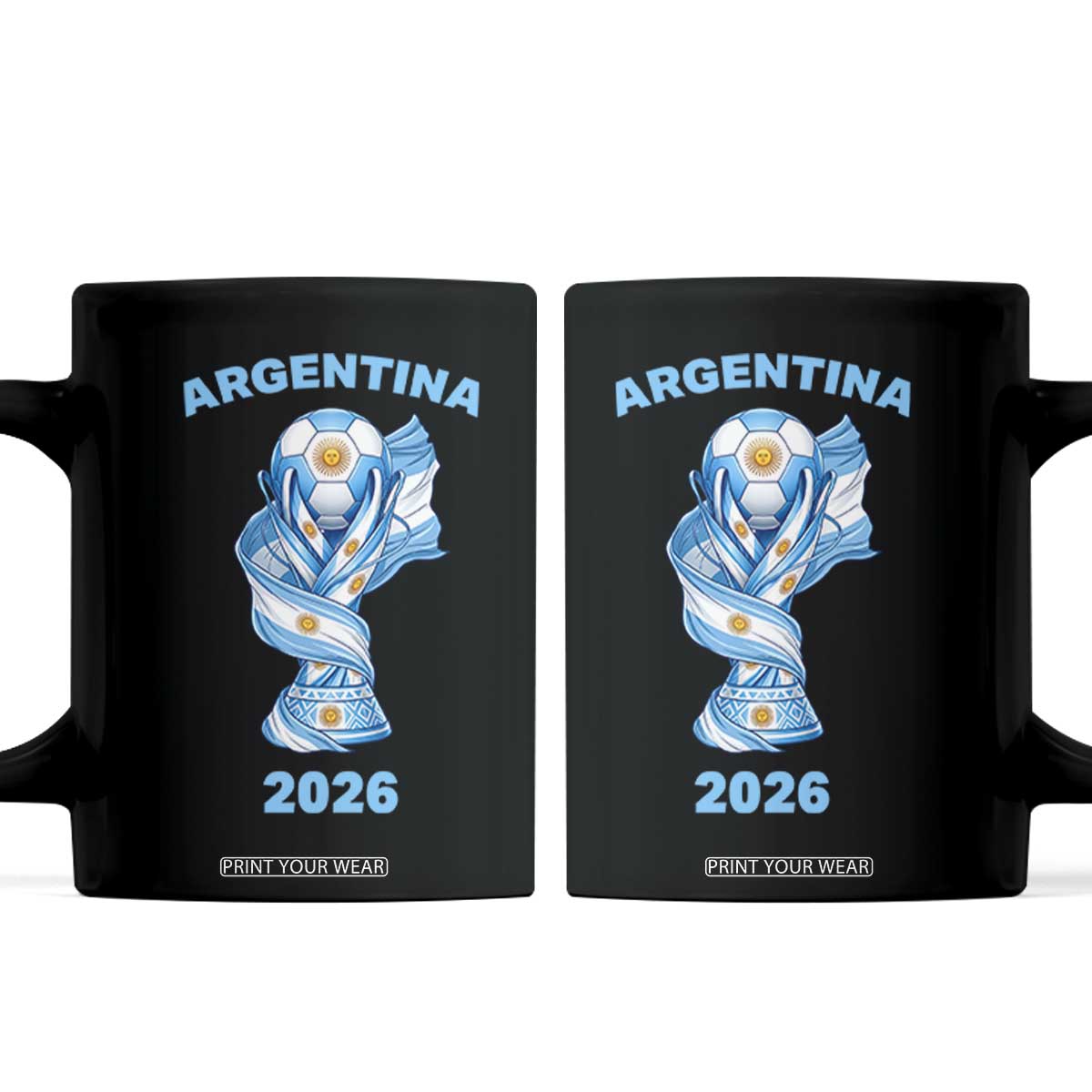 Proud Argentina Soccer 2026 Coffee Mug World Football Fan Gift TS12 Black Print Your Wear
