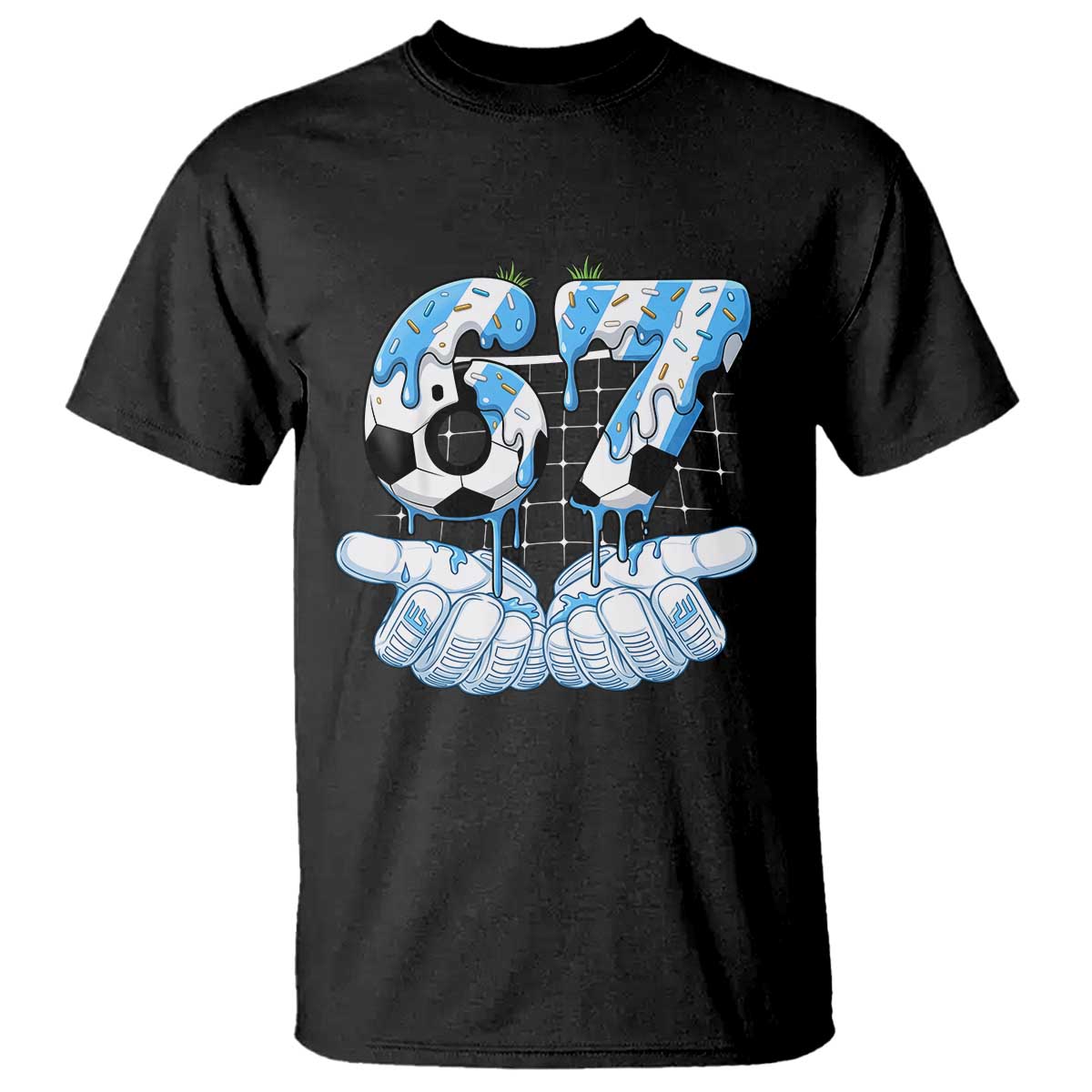 Funny Argentina Six Seven Football Meme T Shirt Gen Alpha Soccer Fan TS12 Black Print Your Wear