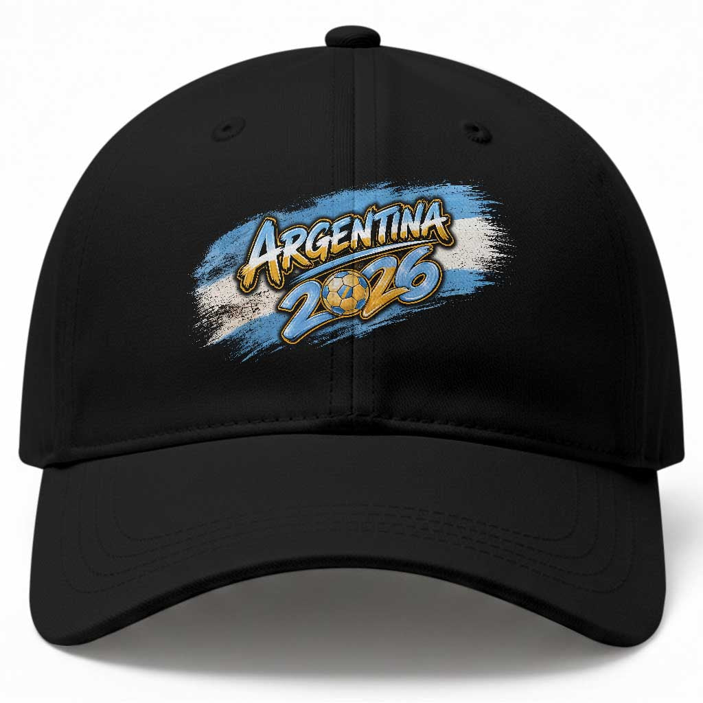Vintage Argentina Soccer Pride 2026 Graphic Baseball Cap TS12 Print Your Wear