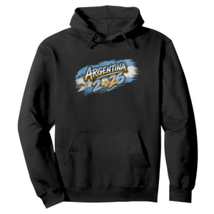 Vintage Argentina Soccer Pride 2026 Graphic Hoodie TS12 Black Print Your Wear