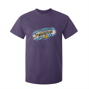 Vintage Argentina Soccer Pride 2026 Graphic T Shirt For Kid TS12 Purple Print Your Wear