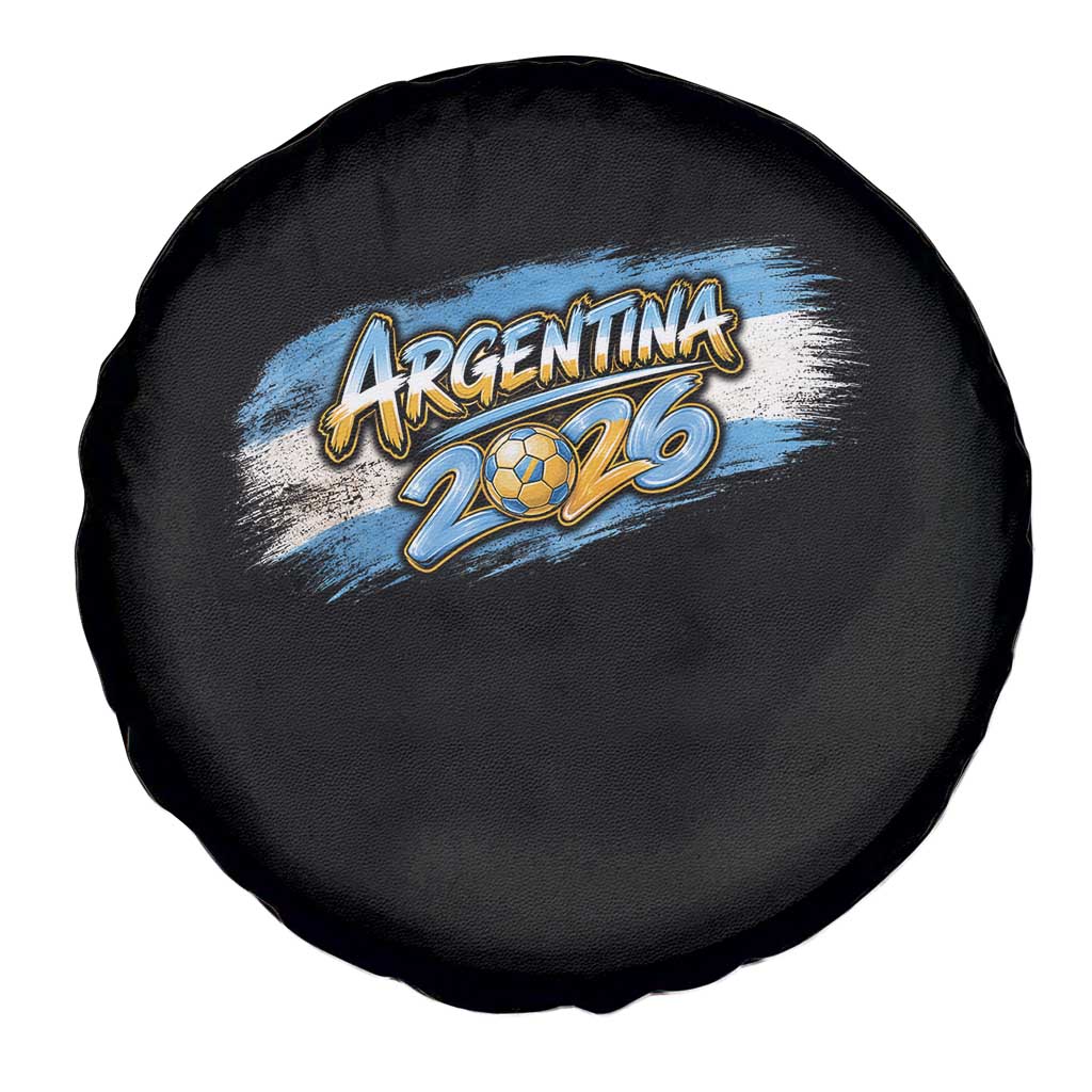 Vintage Argentina Soccer Pride 2026 Graphic Spare Tire Cover TS12 Print Your Wear
