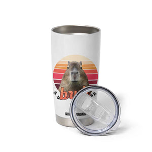 Capybara Lover Tumbler Cup Funny Bruh Meme Animal Humor Gift TS12 Print Your Wear