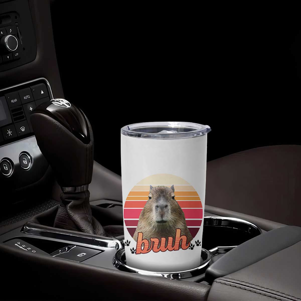 Capybara Lover Tumbler Cup Funny Bruh Meme Animal Humor Gift TS12 Print Your Wear