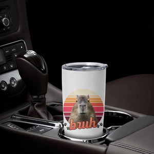 Capybara Lover Tumbler Cup Funny Bruh Meme Animal Humor Gift TS12 Print Your Wear