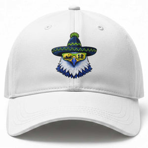Sombrero Eagle With Neon Skyline Sunglasses Baseball Cap Emerald City Pride TS12 Print Your Wear