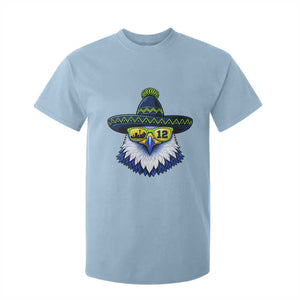 Sombrero Eagle With Neon Skyline Sunglasses T Shirt For Kid Emerald City Pride TS12 Light Blue Print Your Wear