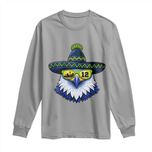 Sombrero Eagle With Neon Skyline Sunglasses Long Sleeve Shirt Emerald City Pride TS12 Sport Gray Print Your Wear