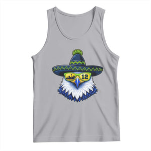 Sombrero Eagle With Neon Skyline Sunglasses Tank Top Emerald City Pride TS12 Athletic Heather Print Your Wear