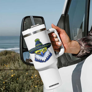 Sombrero Eagle With Neon Skyline Sunglasses Tumbler With Handle Emerald City Pride TS12 Print Your Wear