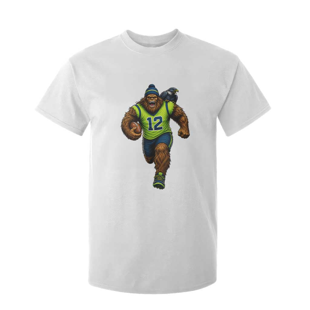SeaSquatch Football Fan T Shirt For Kid Bigfoot Seattle Sports Pride Graphic TS12 White Print Your Wear
