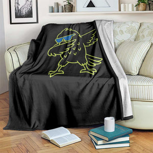 Funny Emerald City Seattle Bird Dabbing Throw Blanket Pacific Northwest Sports Fan TS12 Print Your Wear
