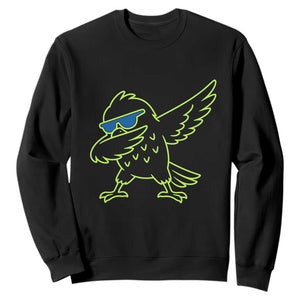 Funny Emerald City Seattle Bird Dabbing Sweatshirt Pacific Northwest Sports Fan TS12 Black Print Your Wear