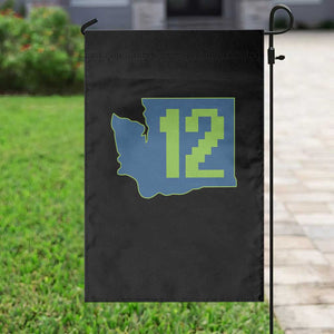 Washington State Map Number 12 Garden Flag Pacific Northwest Sports Fan TS12 Print Your Wear