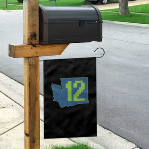 Washington State Map Number 12 Garden Flag Pacific Northwest Sports Fan TS12 Print Your Wear