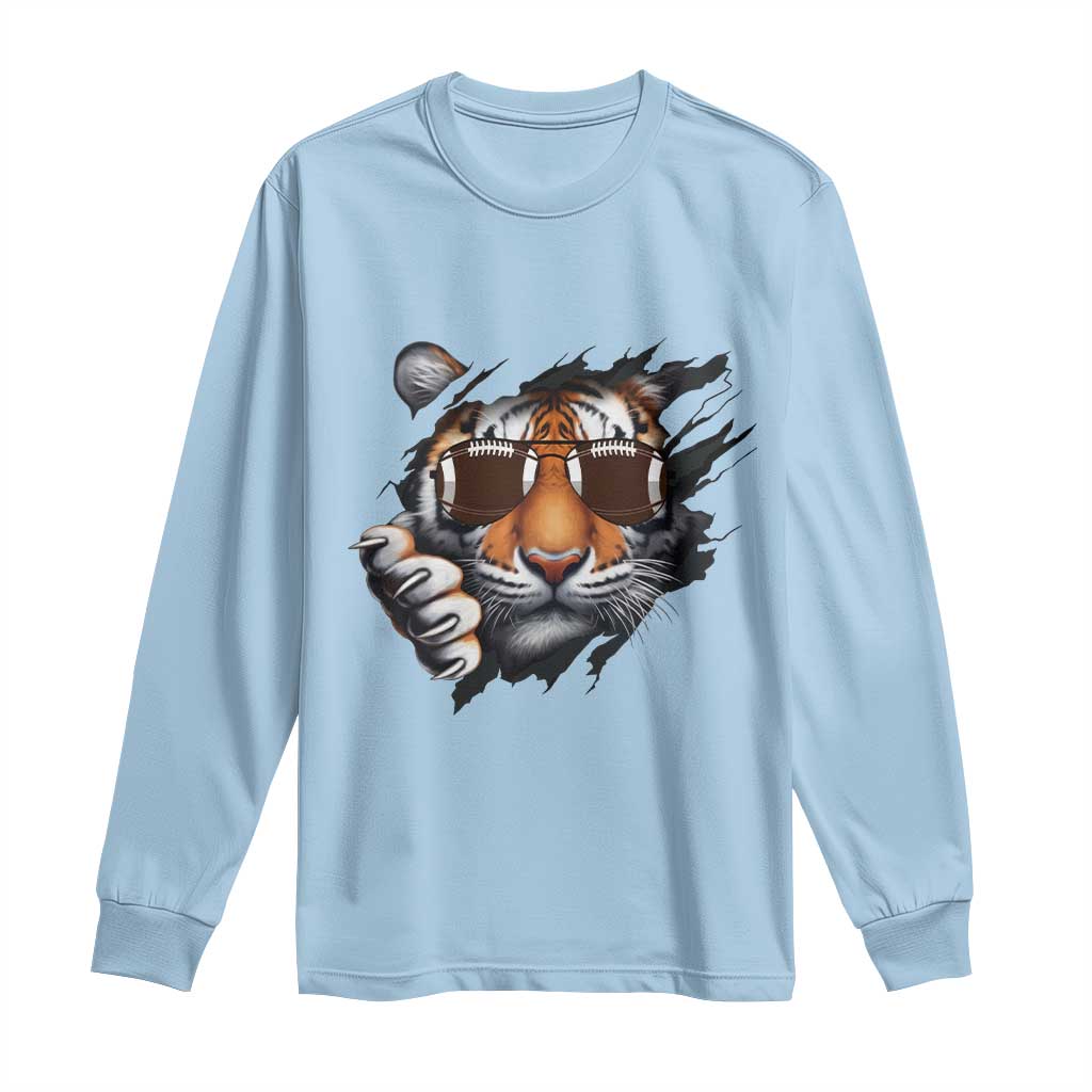 Funny CFBT Gift For Fan Long Sleeve Shirt TS12 Light Blue Print Your Wear