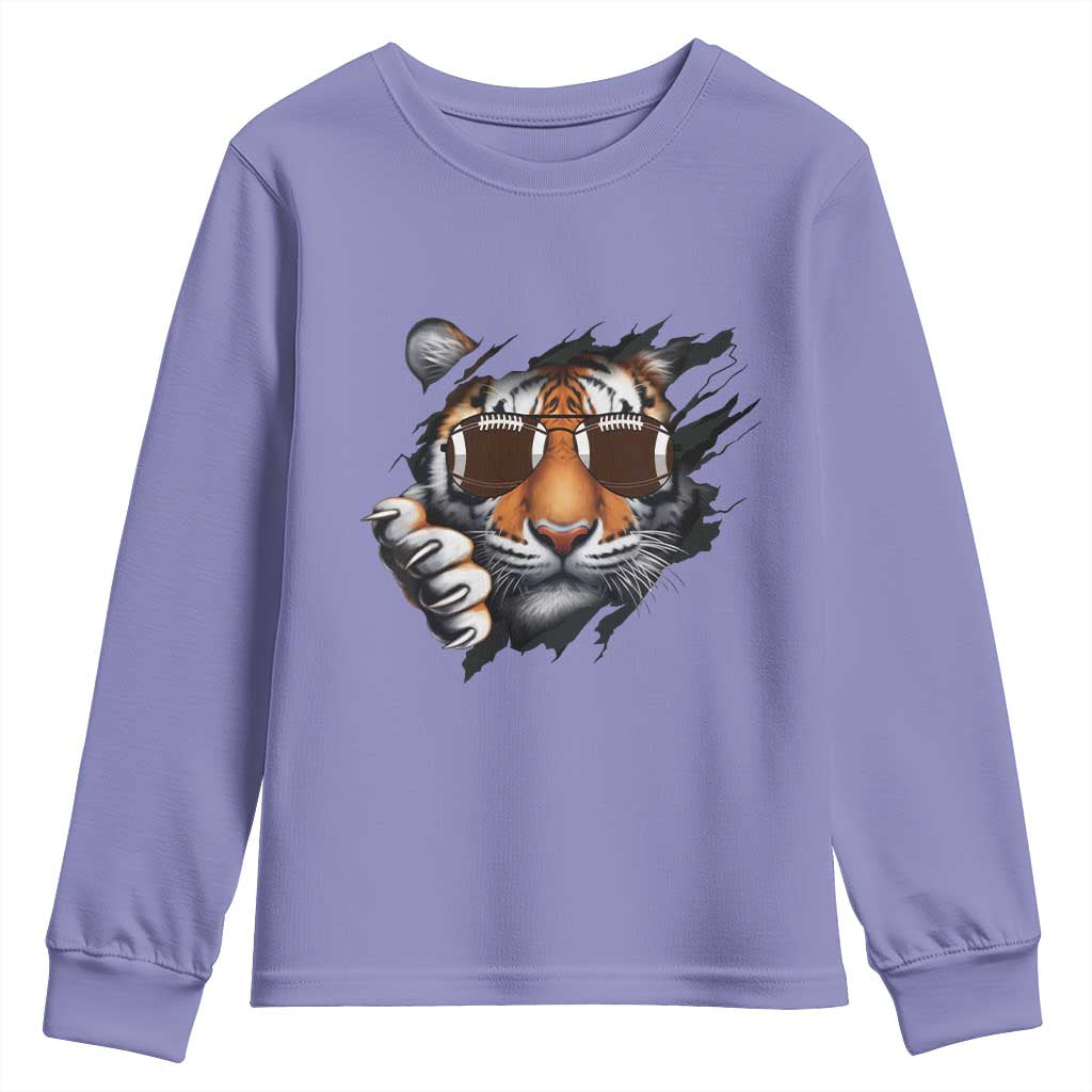 Funny CFBT Gift For Fan Youth Sweatshirt TS12 Violet Print Your Wear