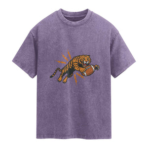 Funny BTFF Game Day Jungle Spirit Washed Cotton T-Shirt