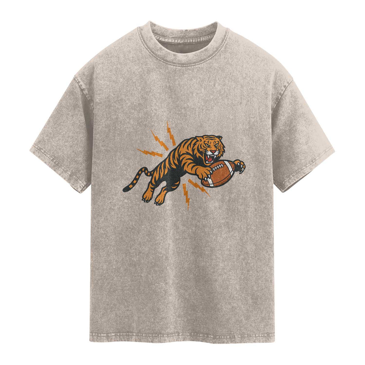 Funny BTFF Game Day Jungle Spirit Washed Cotton T-Shirt