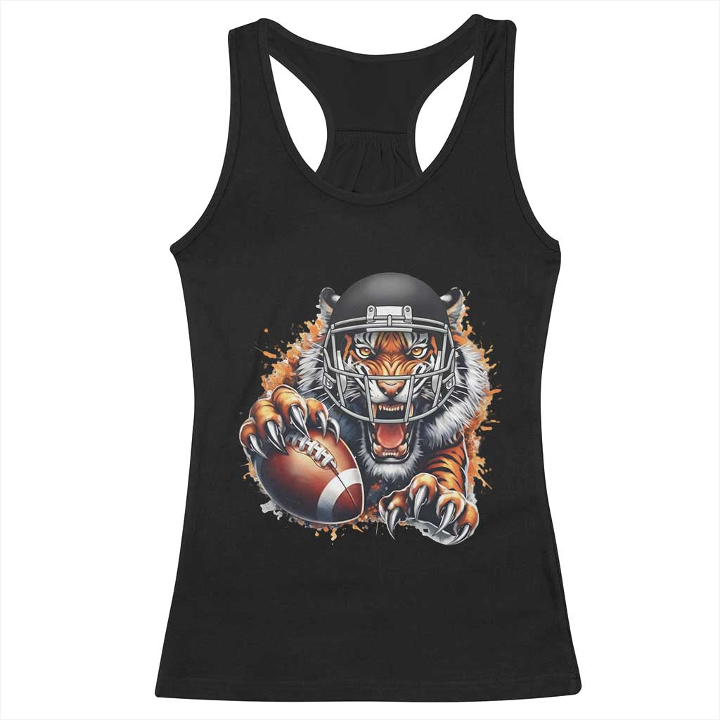 Funny OHBF Football Lover Gift Racerback Tank Top TS12 Black Print Your Wear