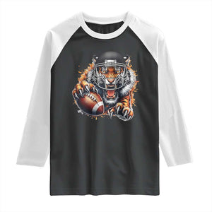 Funny OHBF Football Lover Gift Raglan Shirt TS12 Black White Print Your Wear