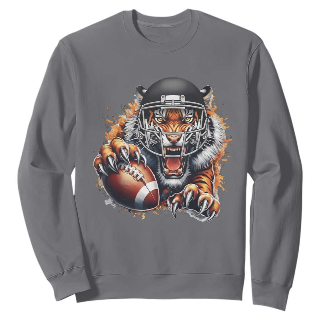 Funny OHBF Football Lover Gift Sweatshirt TS12 Charcoal Print Your Wear