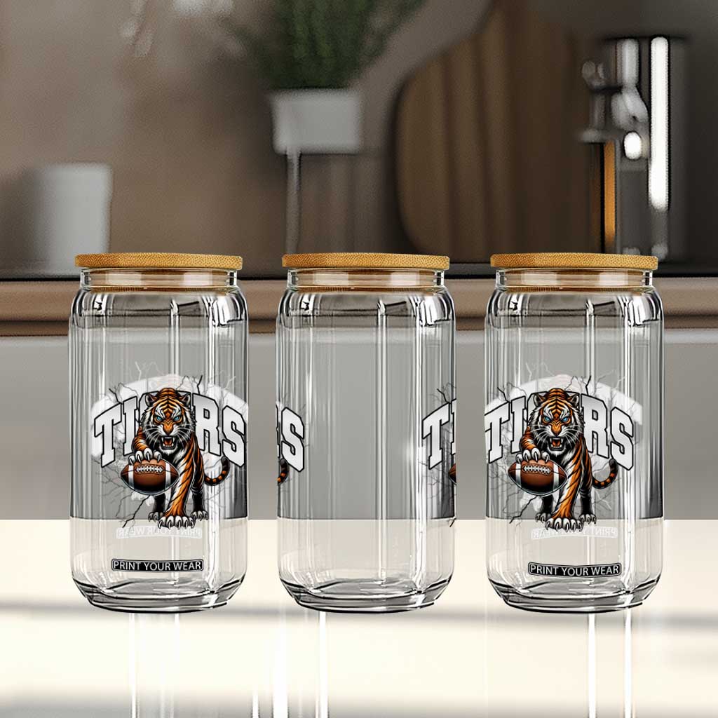 Funny BFT Gift For Football Lover Glass Can TS12 Print Your Wear