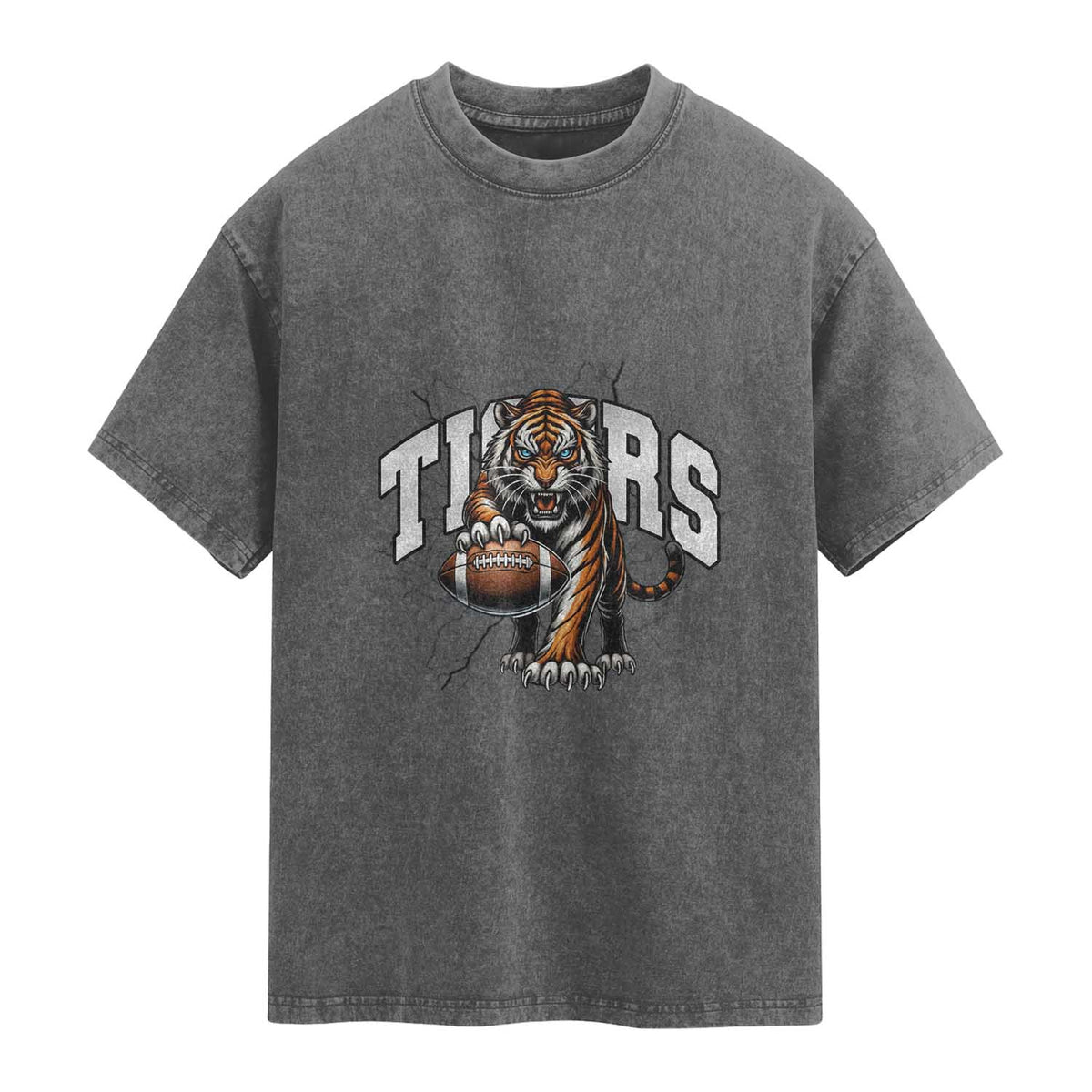 Funny BFT Gift For Football Lover Washed Cotton T-Shirt