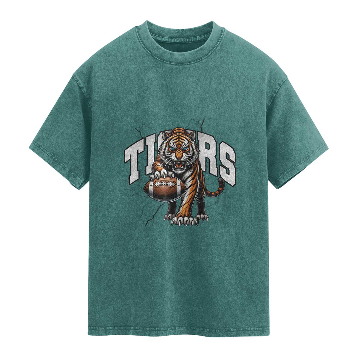 Funny BFT Gift For Football Lover Washed Cotton T-Shirt