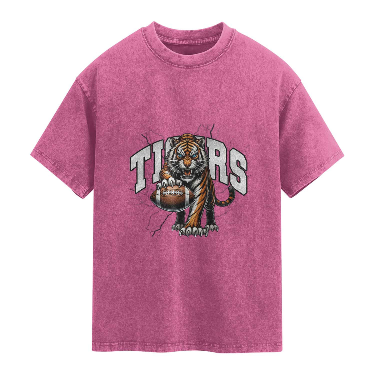 Funny BFT Gift For Football Lover Washed Cotton T-Shirt