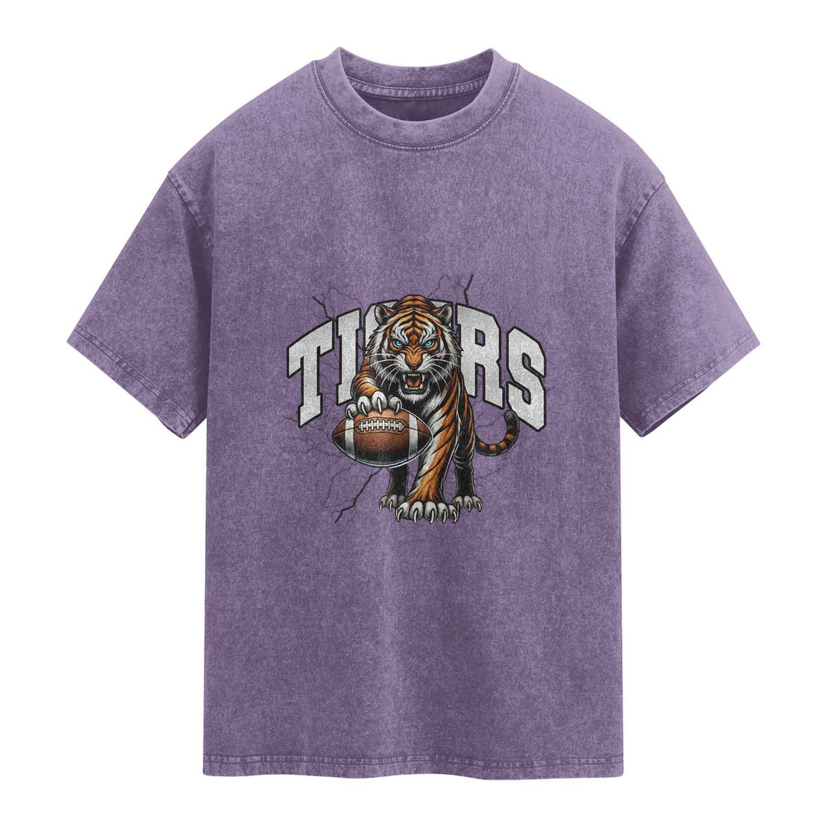 Funny BFT Gift For Football Lover Washed Cotton T-Shirt