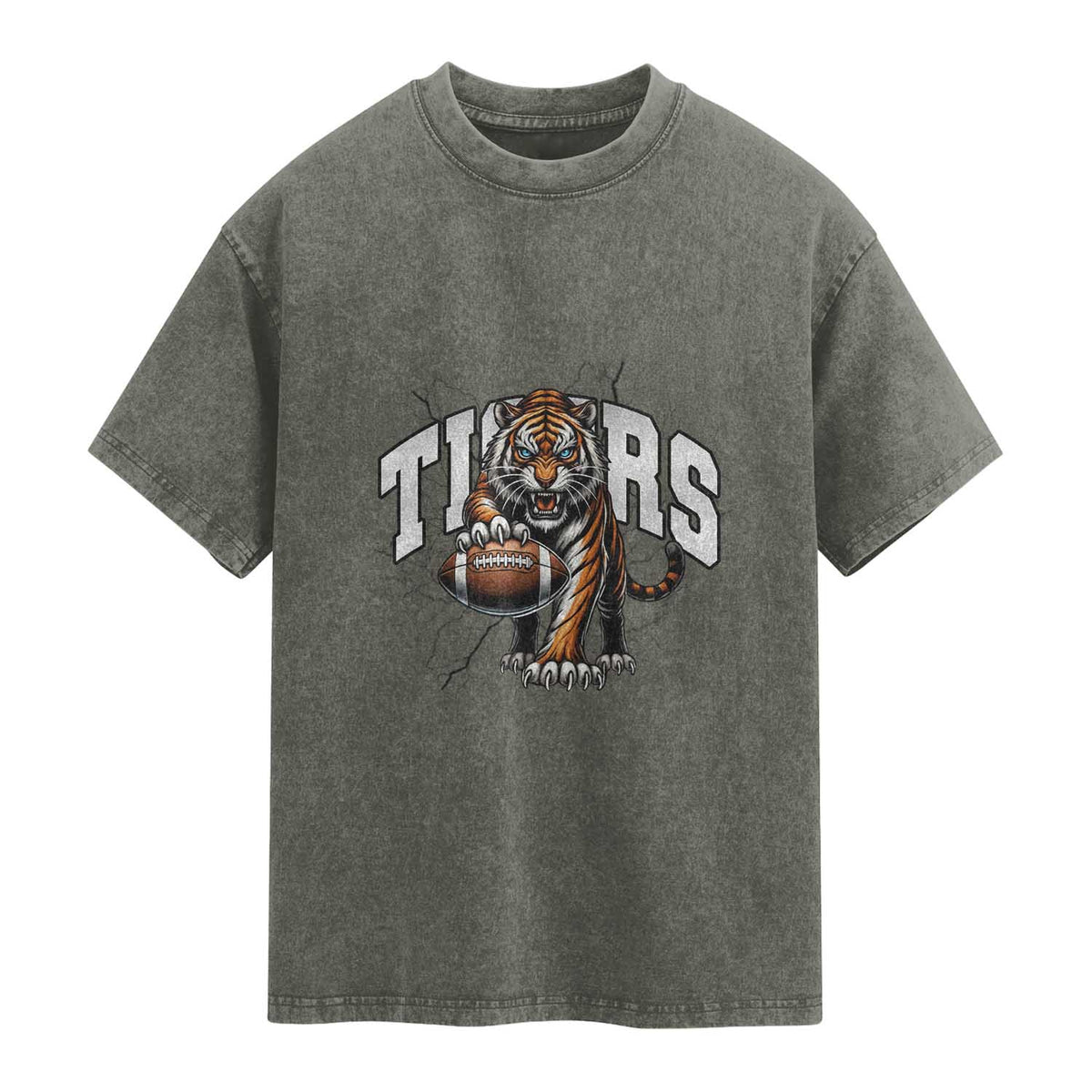 Funny BFT Gift For Football Lover Washed Cotton T-Shirt